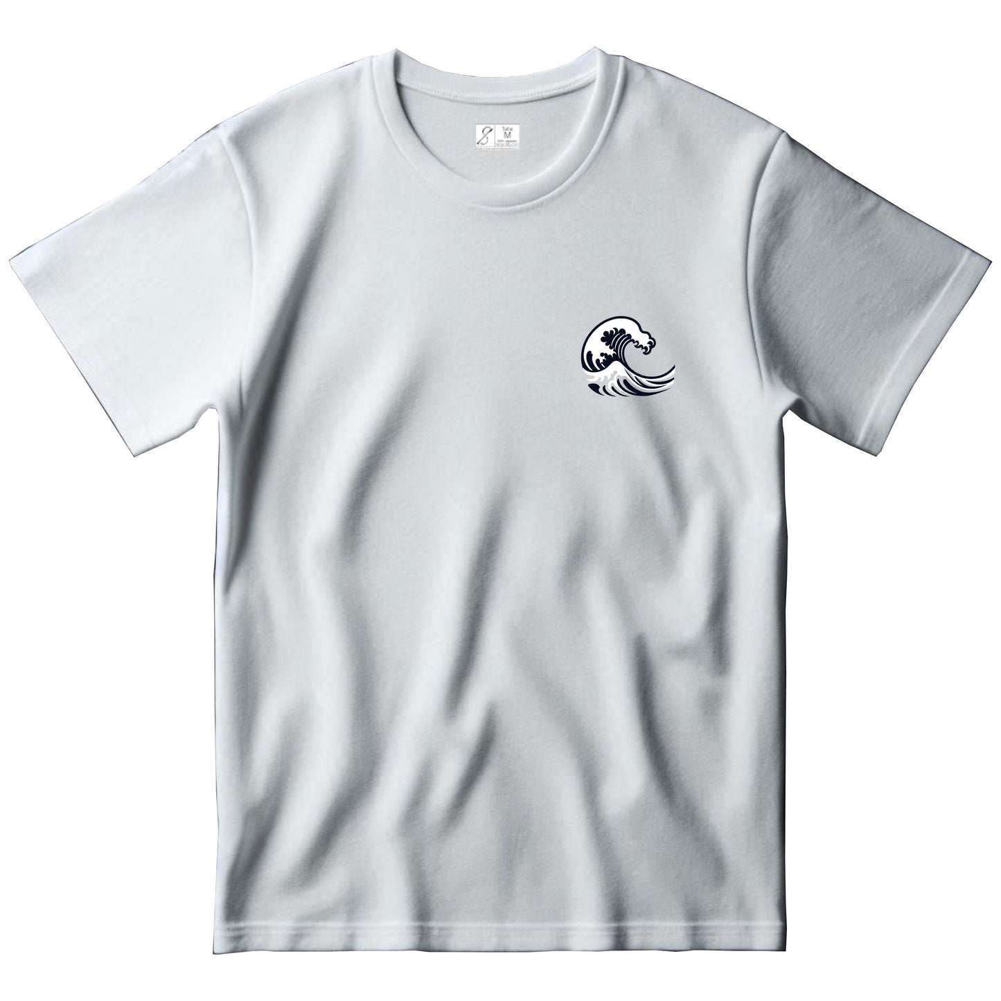 Camiseta blanca diseño ola kanawaga japonés camisetasmurcia camisetas murcia