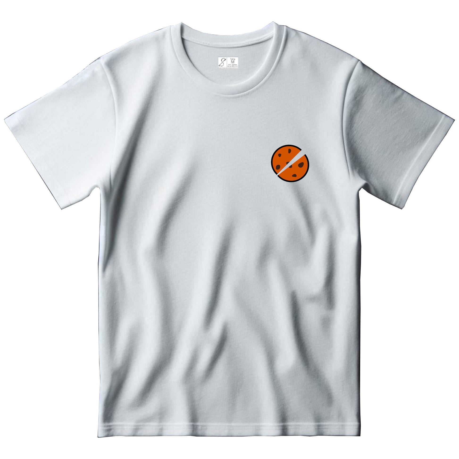 Camiseta blanca cookie ninja delante camisetasmurcia camisetas murcia