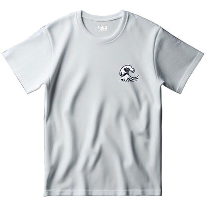 Camiseta blanca diseño ola kanawaga japonés camisetasmurcia camisetas murcia